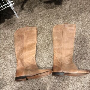 Frye Tan Leather Boots